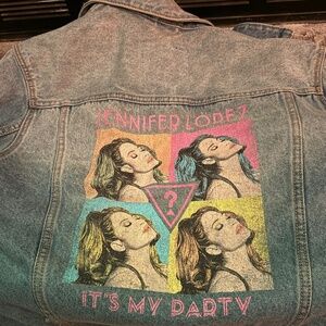 Guess Dillon Jean Jacket - Jennifer Lopez "It's My Party" Merch